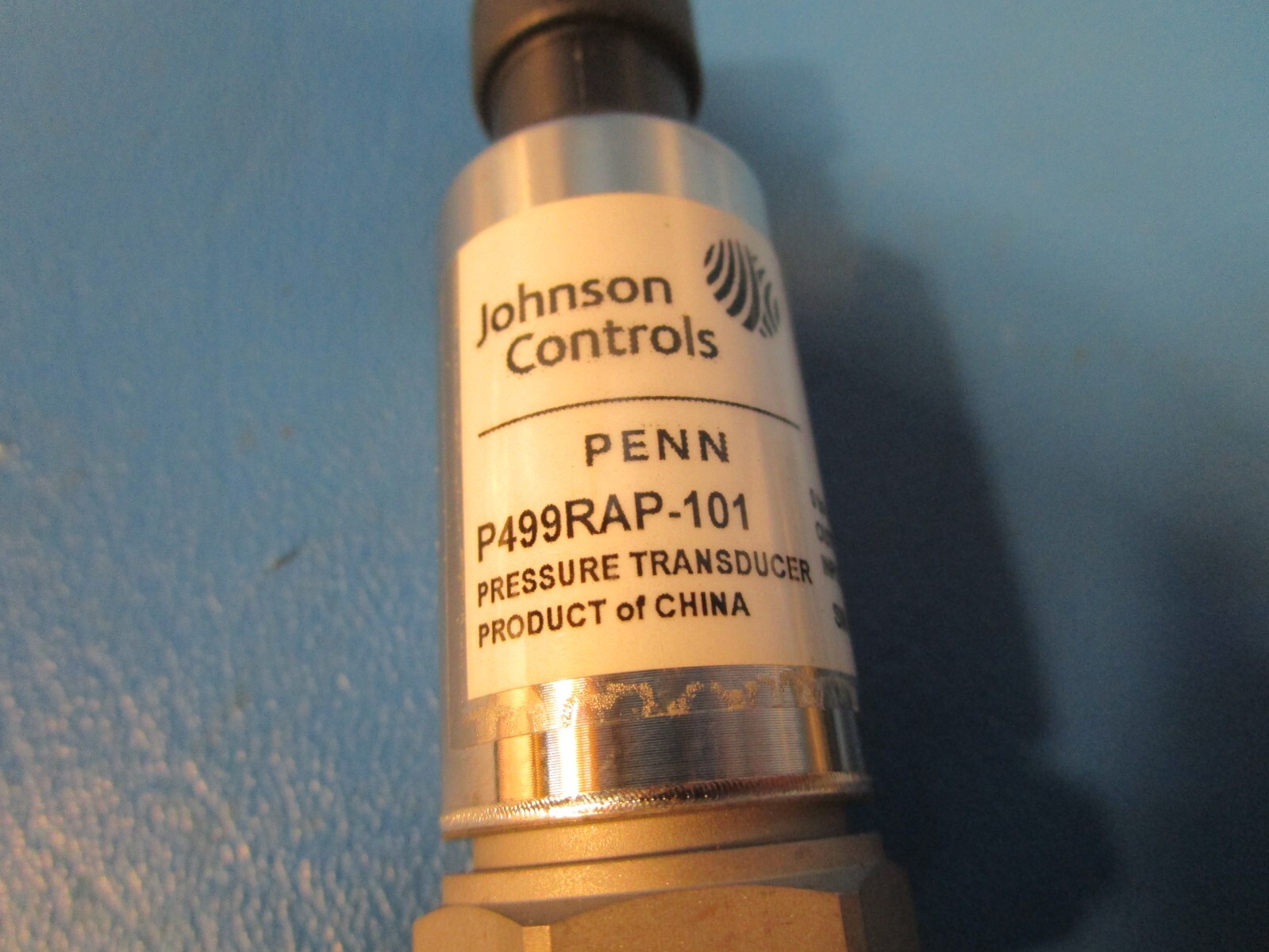 JOHNSON CONTROLS P499RAP-101K, Electronic Pressure Transducer, 1/8 in. 27 NPT