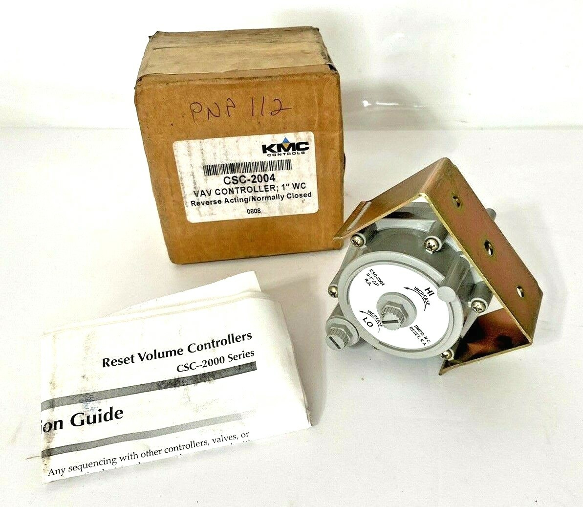 KMC Controls CSC-2004 VAV Reset Volume Controller, 1″ WC – New Old Stock