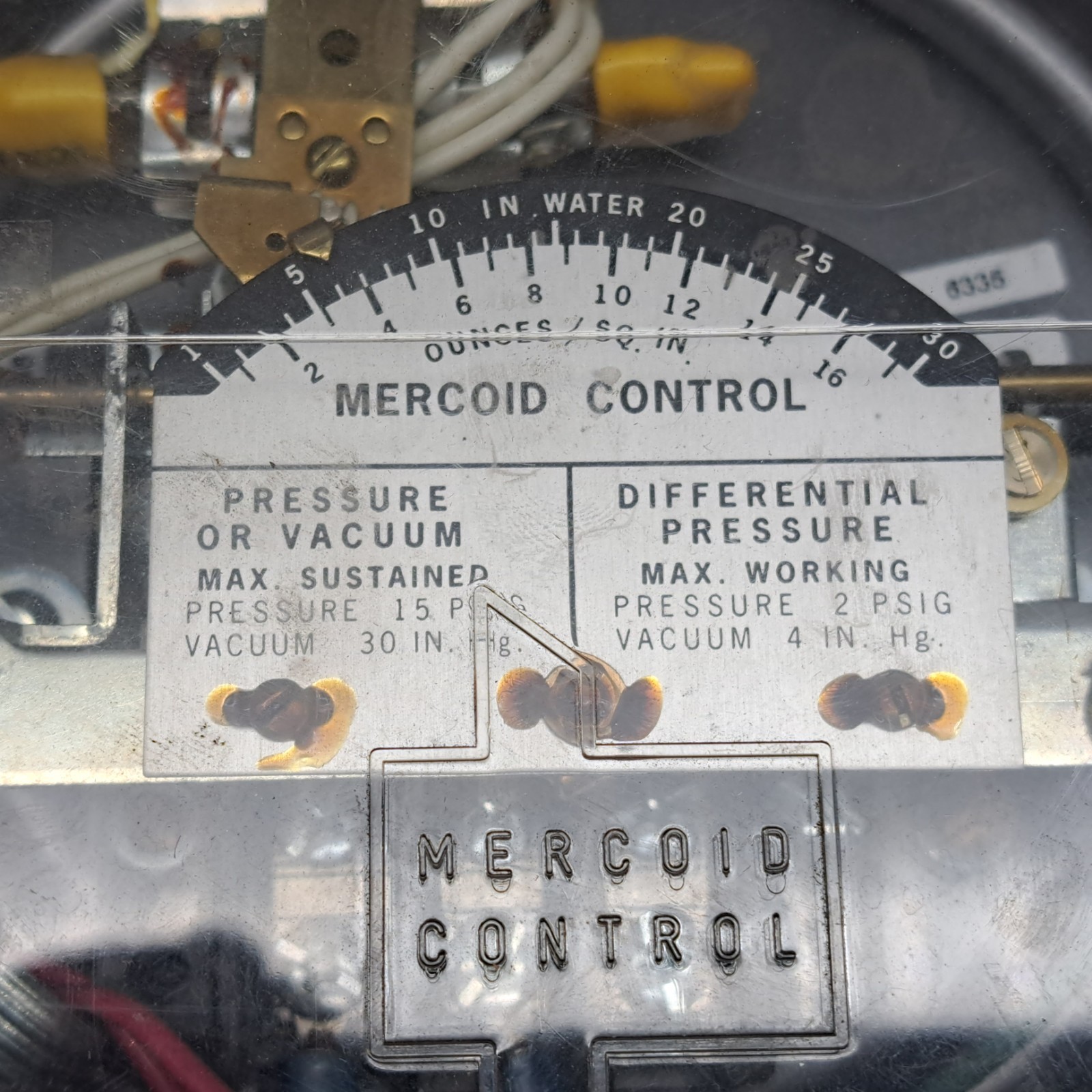 Mercoid Control PR-153-P1 Differential Pressure