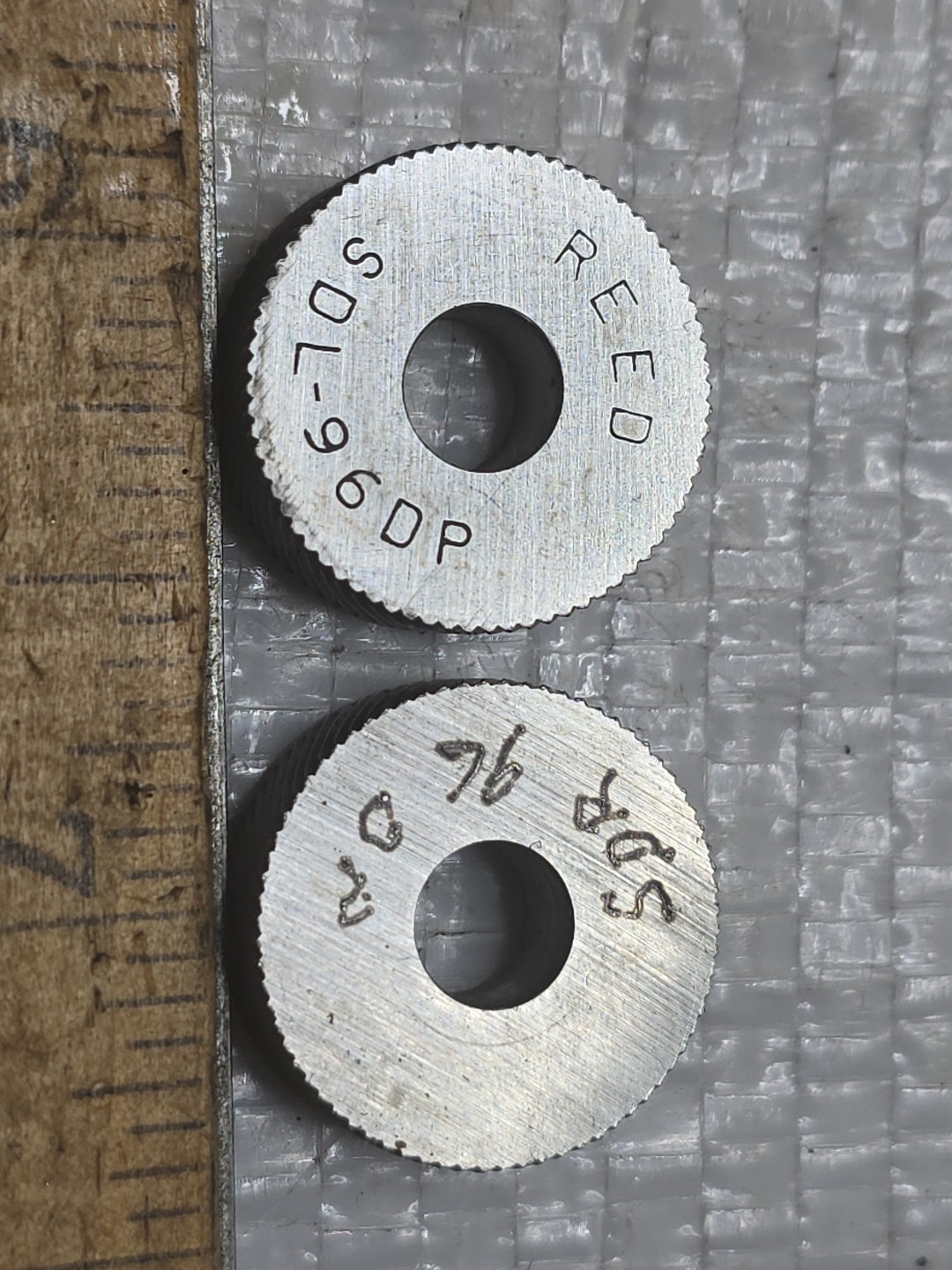 REED SDL & SDR 96DP KNURL WHEEL 3/4″ X 1/4″ X 1/4″ LOT OF 2 NOS
