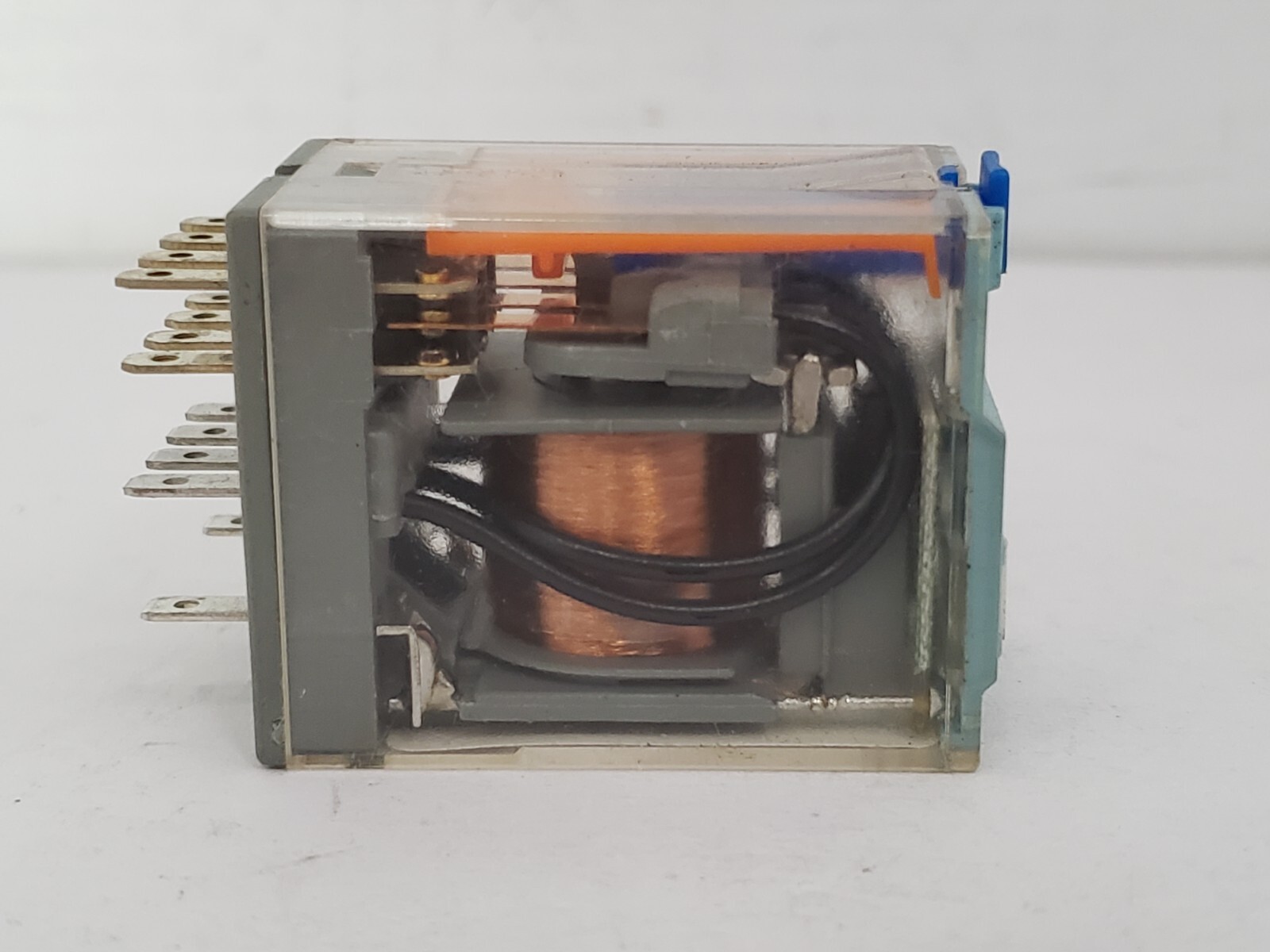 RELECO C9-A41-DX RELAY BASE 14 PIN 4 POLE 5A 250VAC 24V DC COIL SERIES QR-C