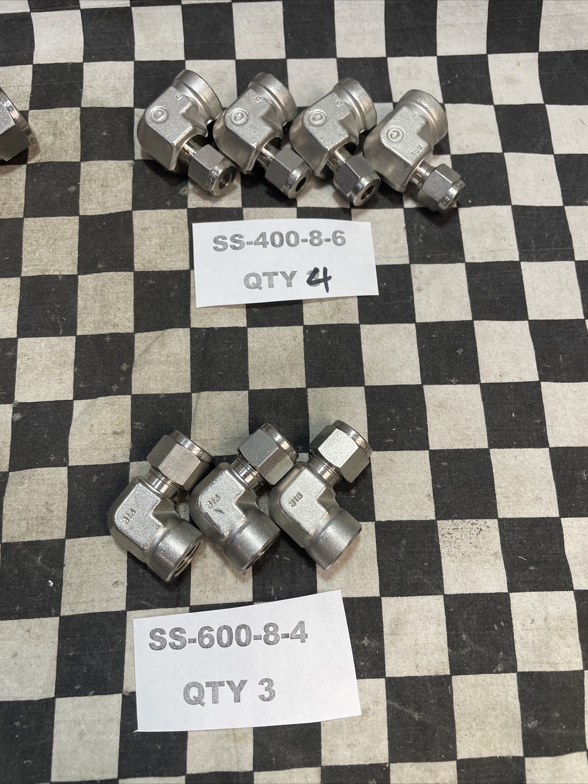 15x SWAGELOK SS-810-8-8 SS-810-8-6 SS-400-8-6 SS-810-8-4 SS-600-8-4 #1374V13