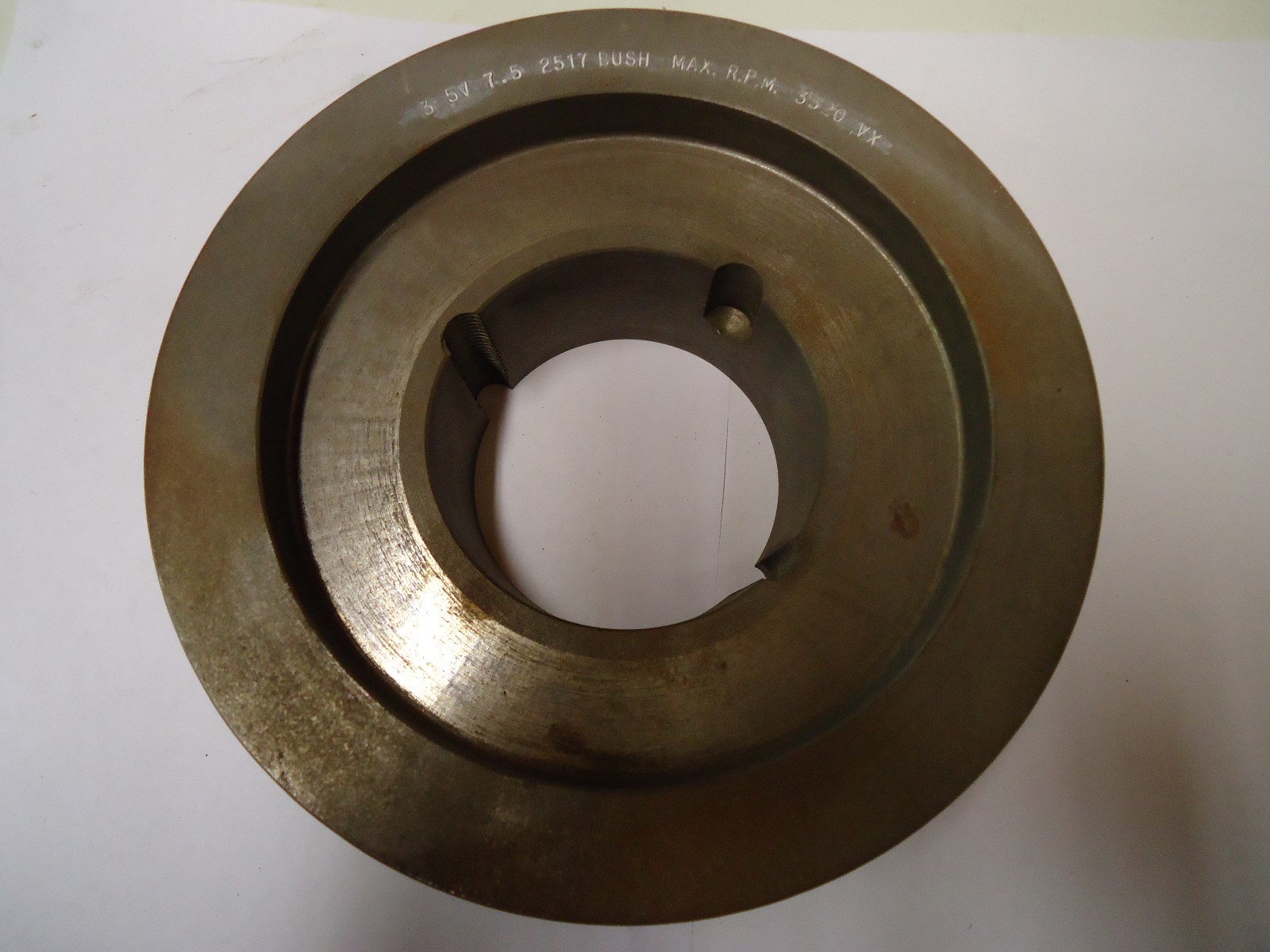 3 Groove V-Belt Sheave 3 5V 7.5 2517 Bush Max RPM 3320 VX