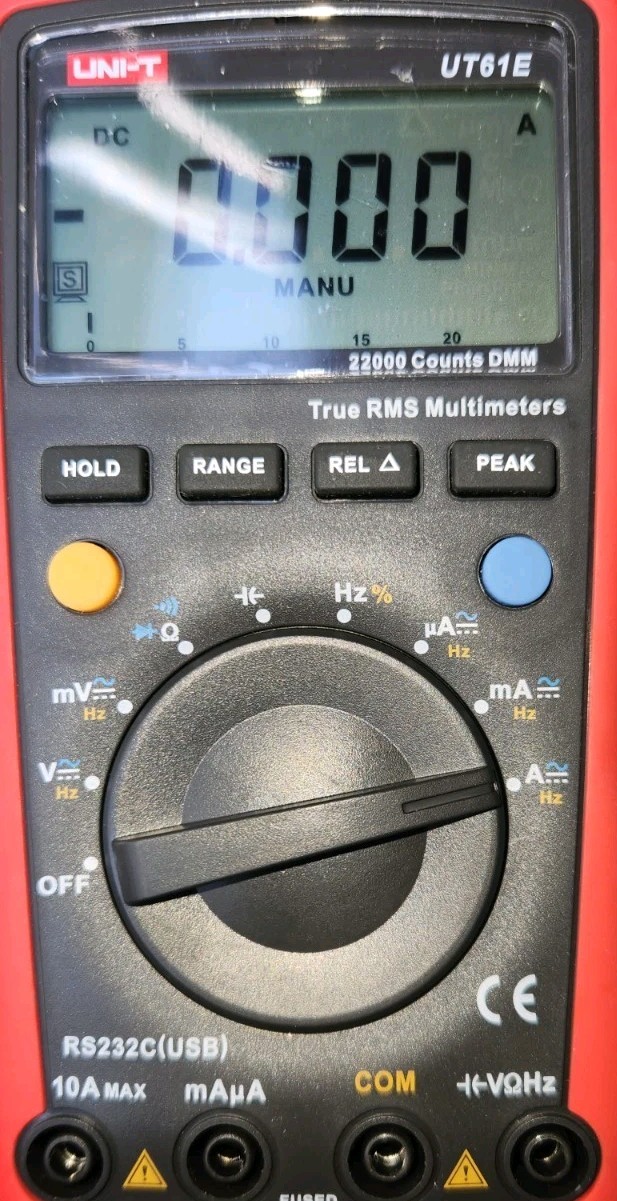Uni-T UT61E UT-61E Modern Digital Auto Mutimeter Tester DMM AC/DC Used Excellent
