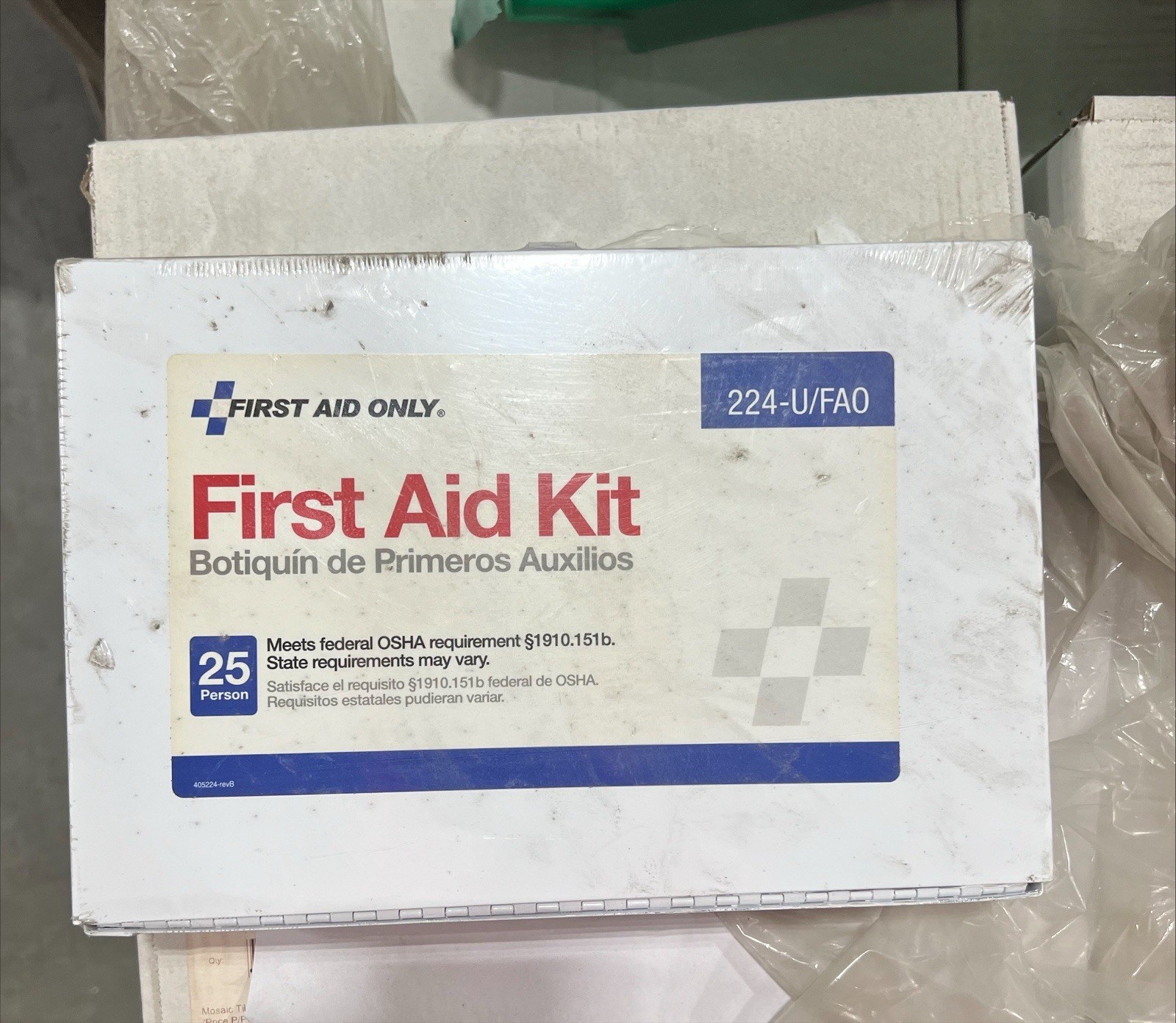 Ever Ready 106pc First Aid Kit 25 Person Metal Case OSHA Compliant