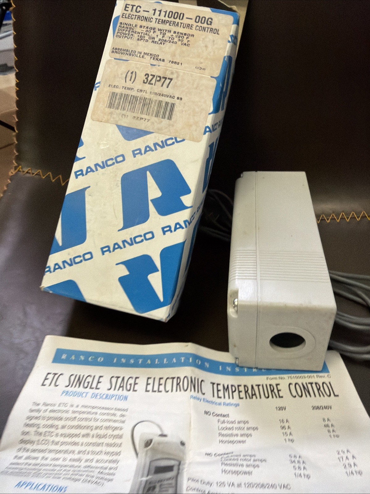 RANCO ETC-111000-000 / ETC111000000