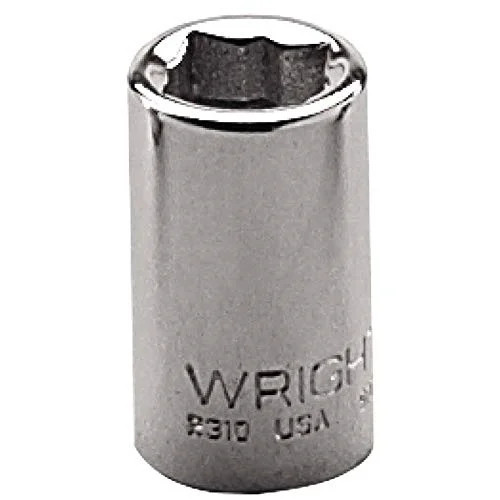 Wright Tool 2308 – 1/4Inch Drive 8 Point Standard Socket – 1/4Inch