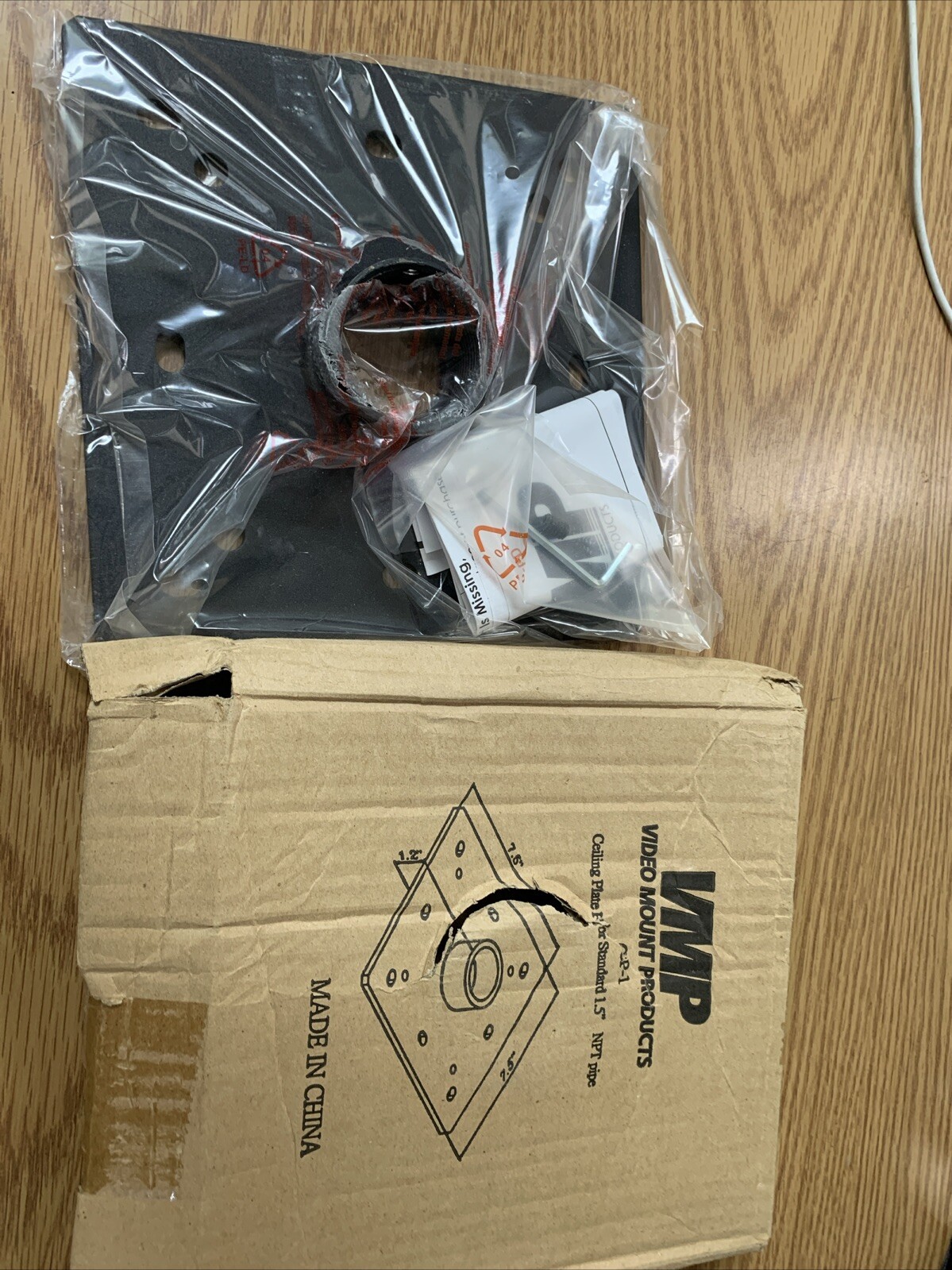 VMP Video Mount Products CP-1 Ceiling Plate for Standard 1.5″ See Pics