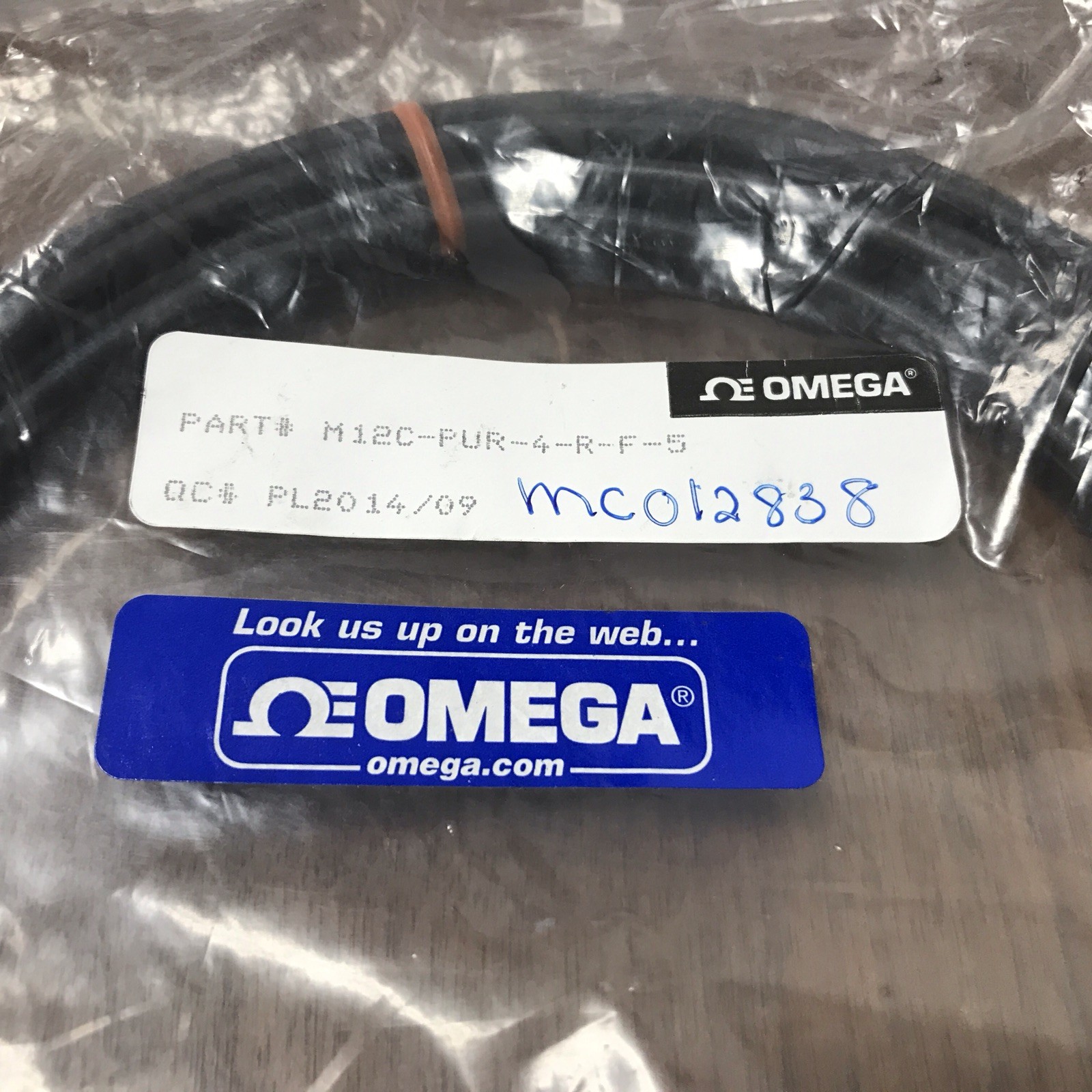 OMEGA M12C-PUR-4-R-F-5 Cable Cord M12 Angle ~New~