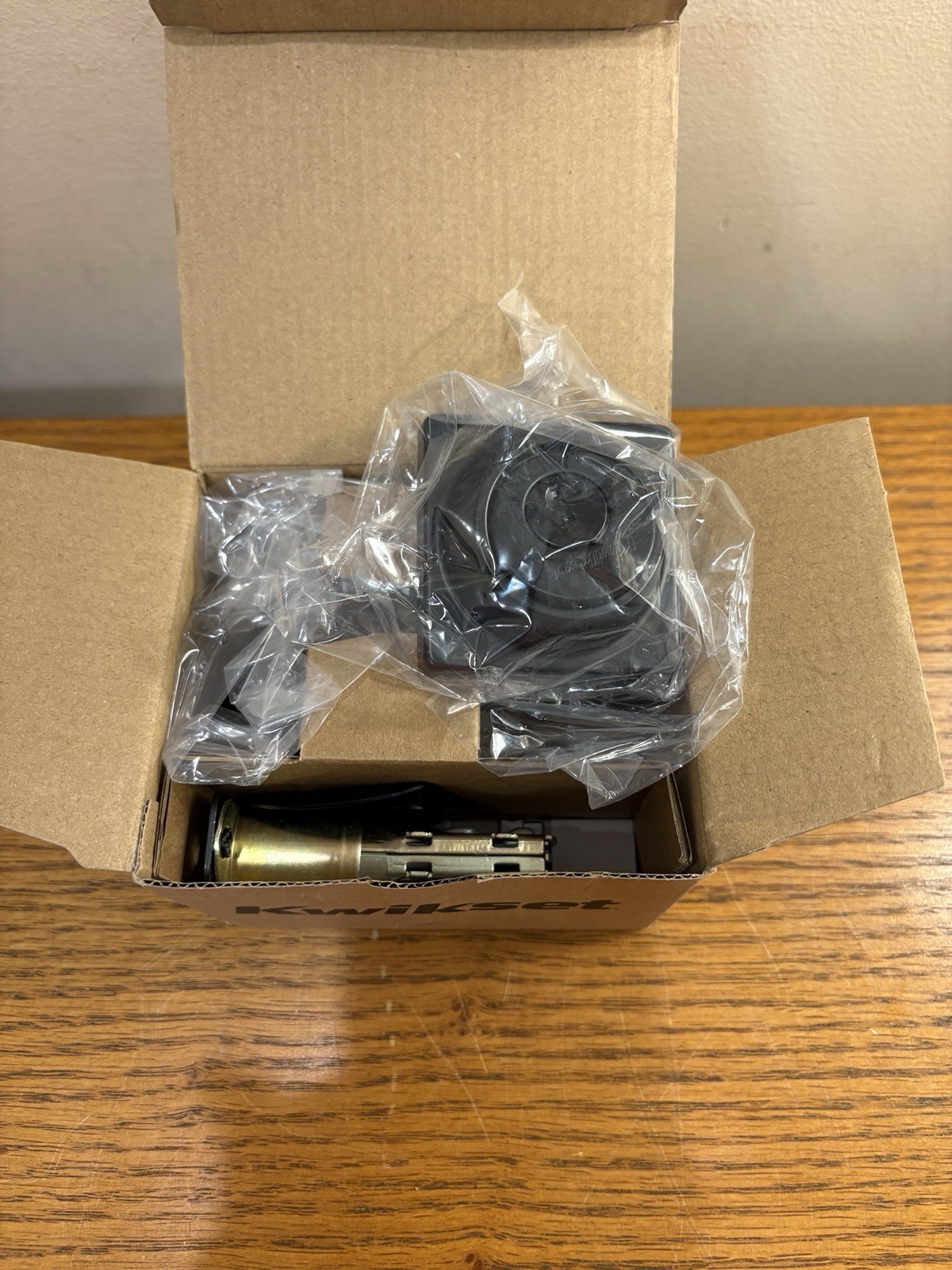 KWIKSET 96600-744 MATTE BLACK CONTEMPORARY DEADBOLT LOCK – NEW – FREE SHIPPING