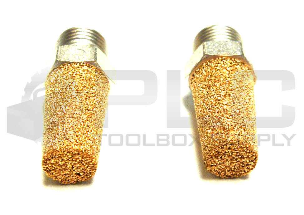 NEW LOT OF 2 PARKER EM12 1/8″ MUFFLER/FILTER