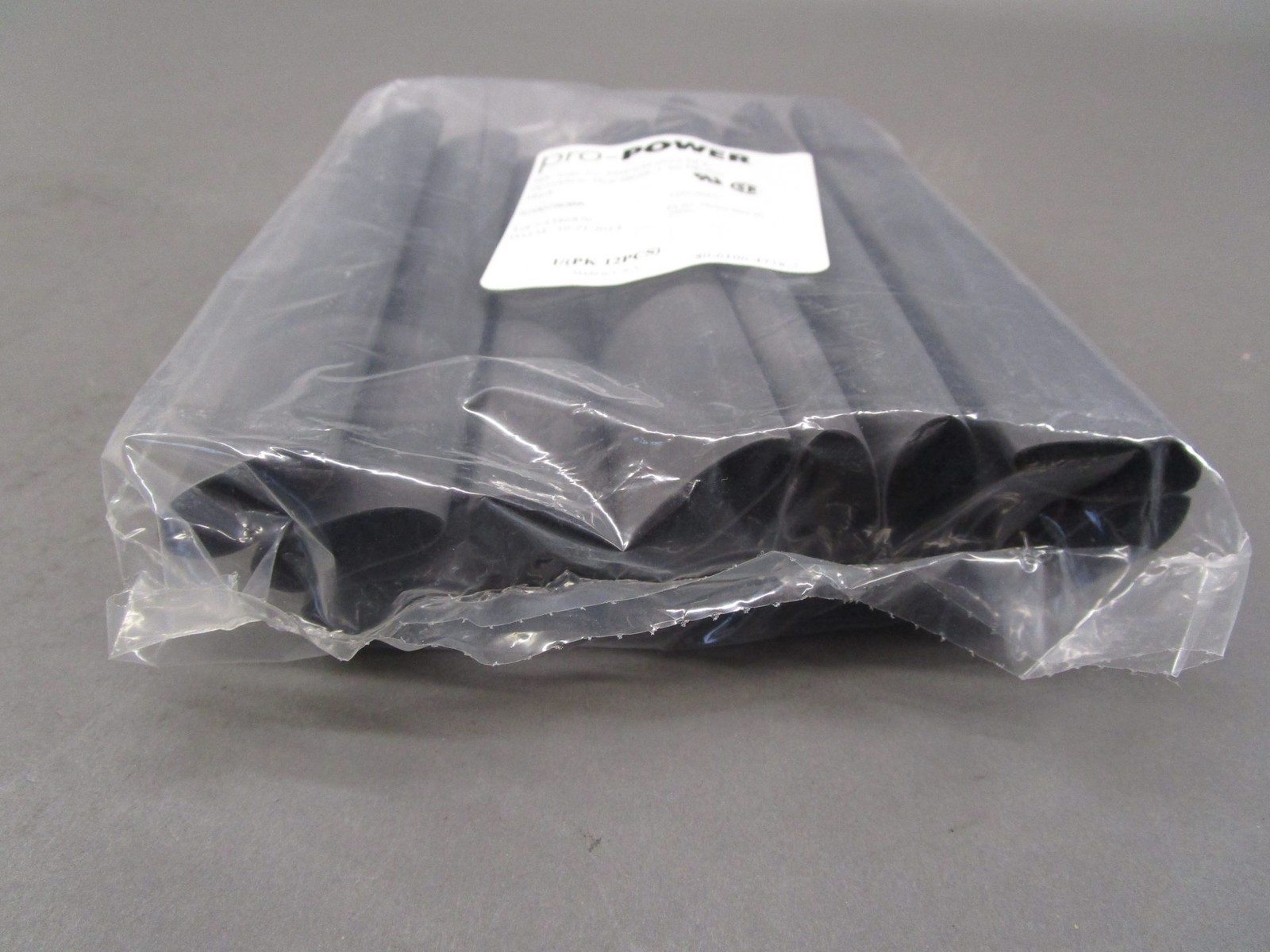 *Pack of 12* Pro-Power SPC PHS-048-6012-BLK Heat Shrink Tubing 3/4″ BK – NEW …