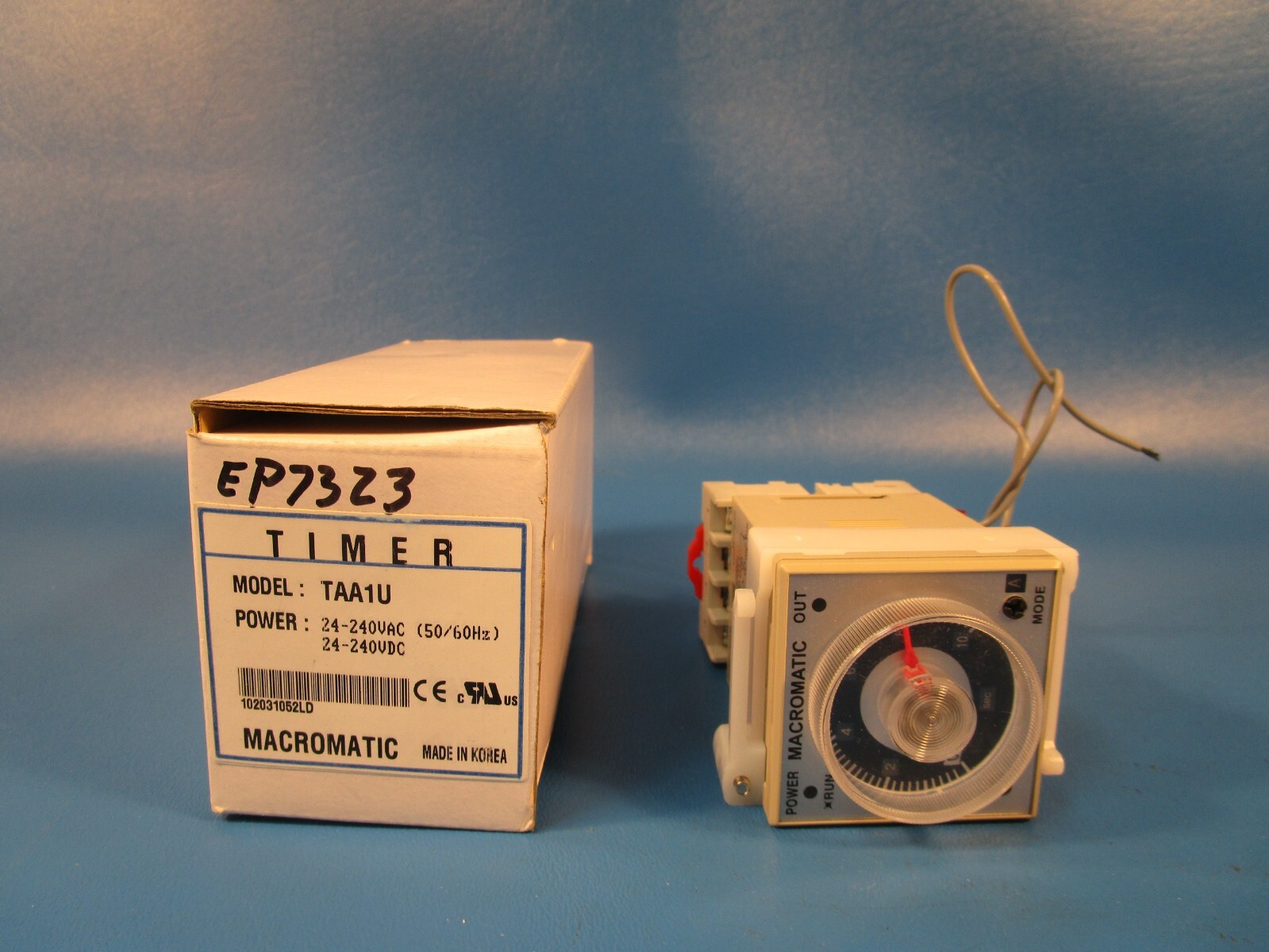 USED MACROMATIC TAA1U, TIMER. TIME DELAY RELAY; Function: MULTI-FUNCTION; Timing