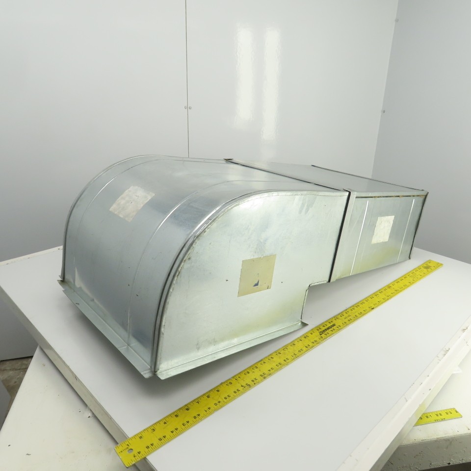 Orland DL #702 20″ x 10″ 24 Gauge Galvanized Air Duct 42″ OAL W/90° Elbow 41″OA