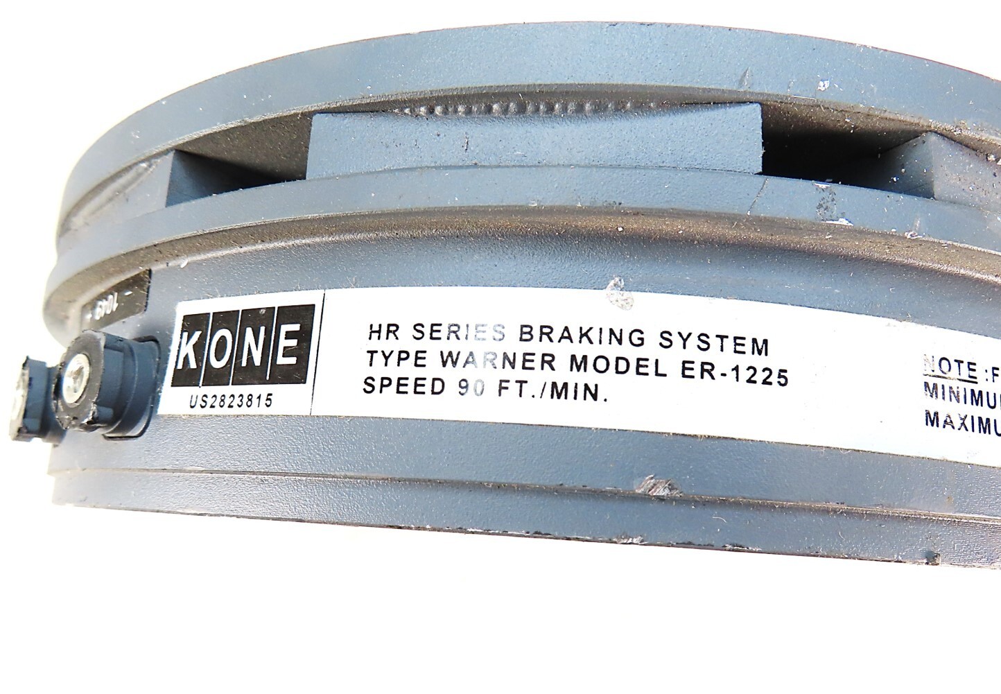 Warner Electric 5250-66 ER-825 ER-1225 Kone KM51519336R01 HR DC Brake 90VDC NEW