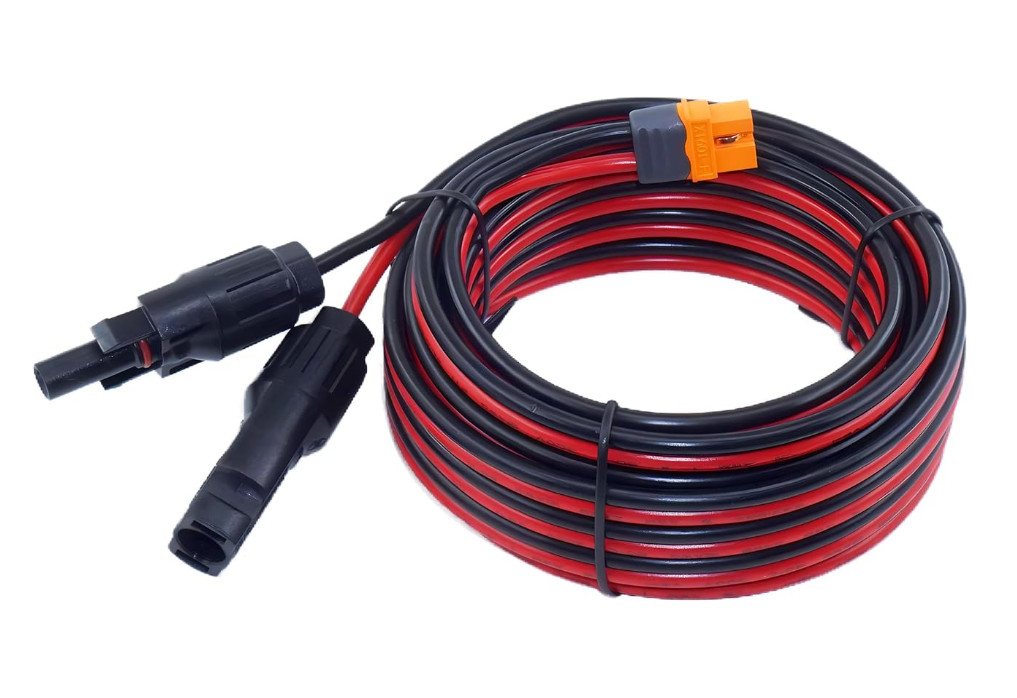 25FT 12AWG Solar to XT60i Extension Cable for EcoFlow Anker SOLIX Power Station