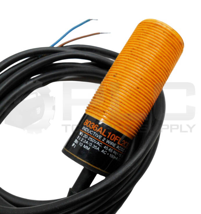 EFECTOR 8036AL10FL2CBXX PROXIMITY SWITCH 20-250VAC 45-65HZ 15-250VDC