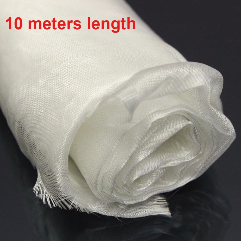 0.03mm Thin Fiber Glass Fabric Reinforcements Fiberglass Cloth 50″ x 393″（10m）
