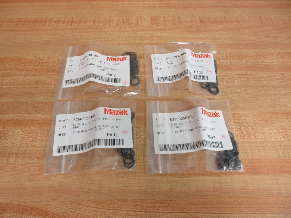 Mazak S-10 Snap Ring S10 (Pack of 20)