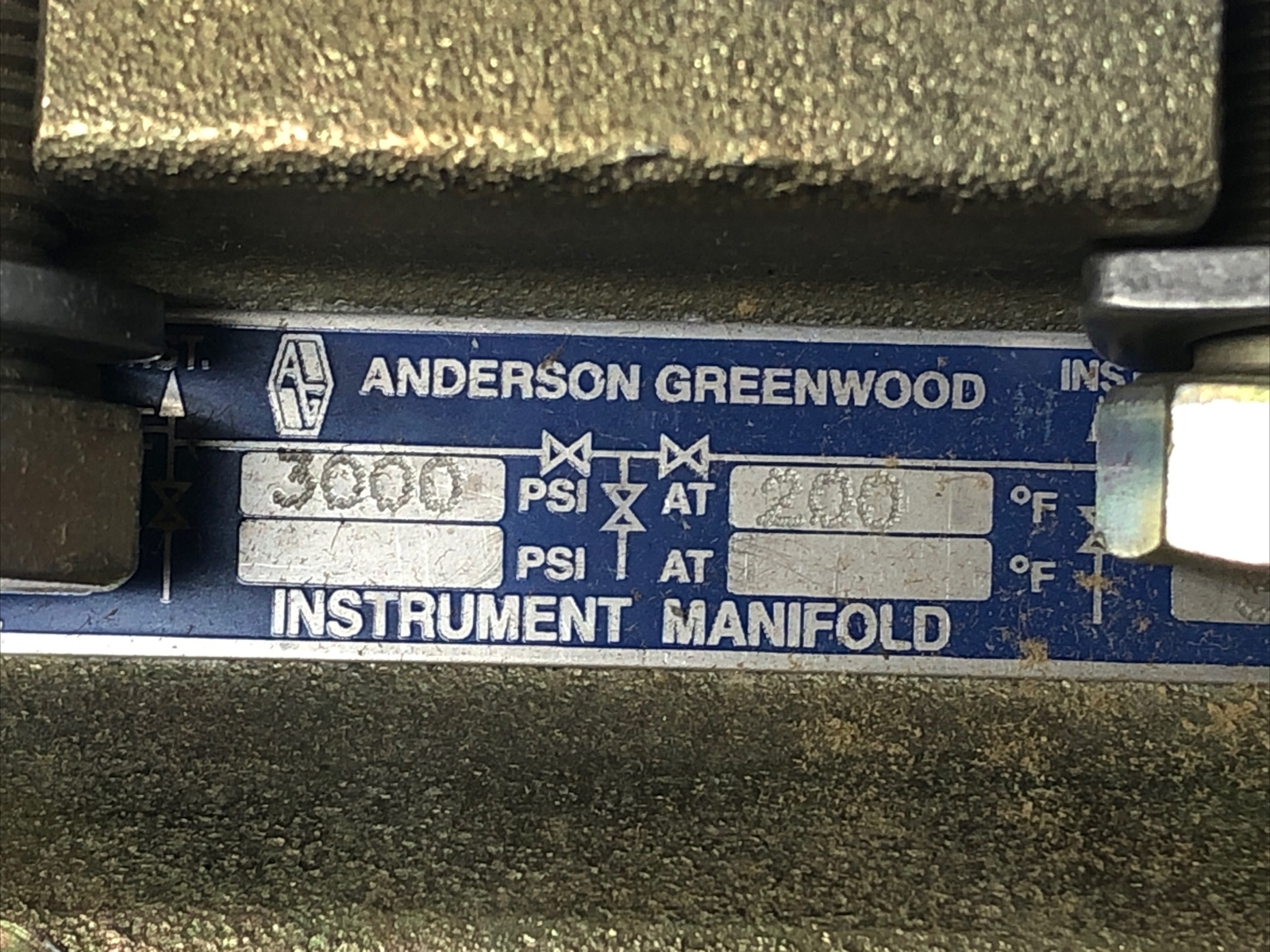 Anderson Greenwood M6TVDC-4 Instrument Manifold P11.0471.001