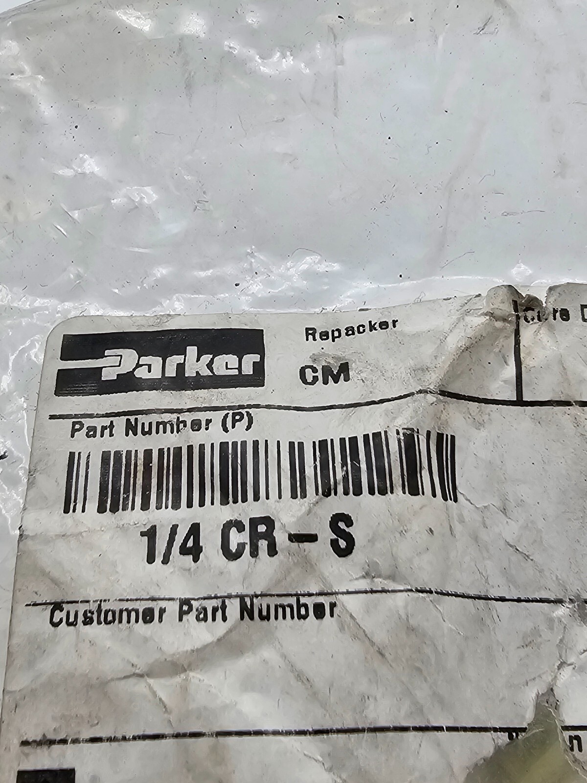(QTY 5) Parker Male Pipe Elbow 1/4 Male X 1/4 Male NPTF Steel 1/4 CR-S