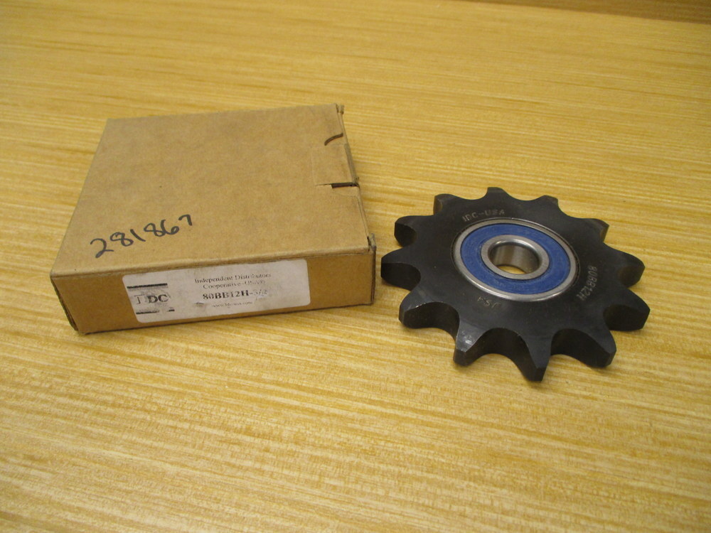 IDC 80BB12H-3/4 Ball Bearing Idler Sprocket 80BB12H34