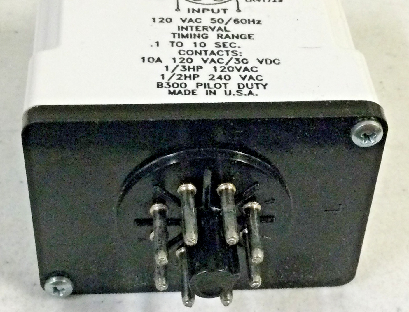 NEW, MAGNECRAFT W211ACPVX-5 120VAC TIME DELAY RELAY, FREE SHIPPING