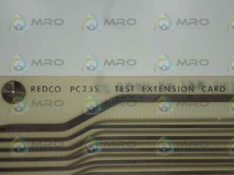 LLOYD CONTROLS REDCO PC235 TEST EXTENSION CARD NSNP