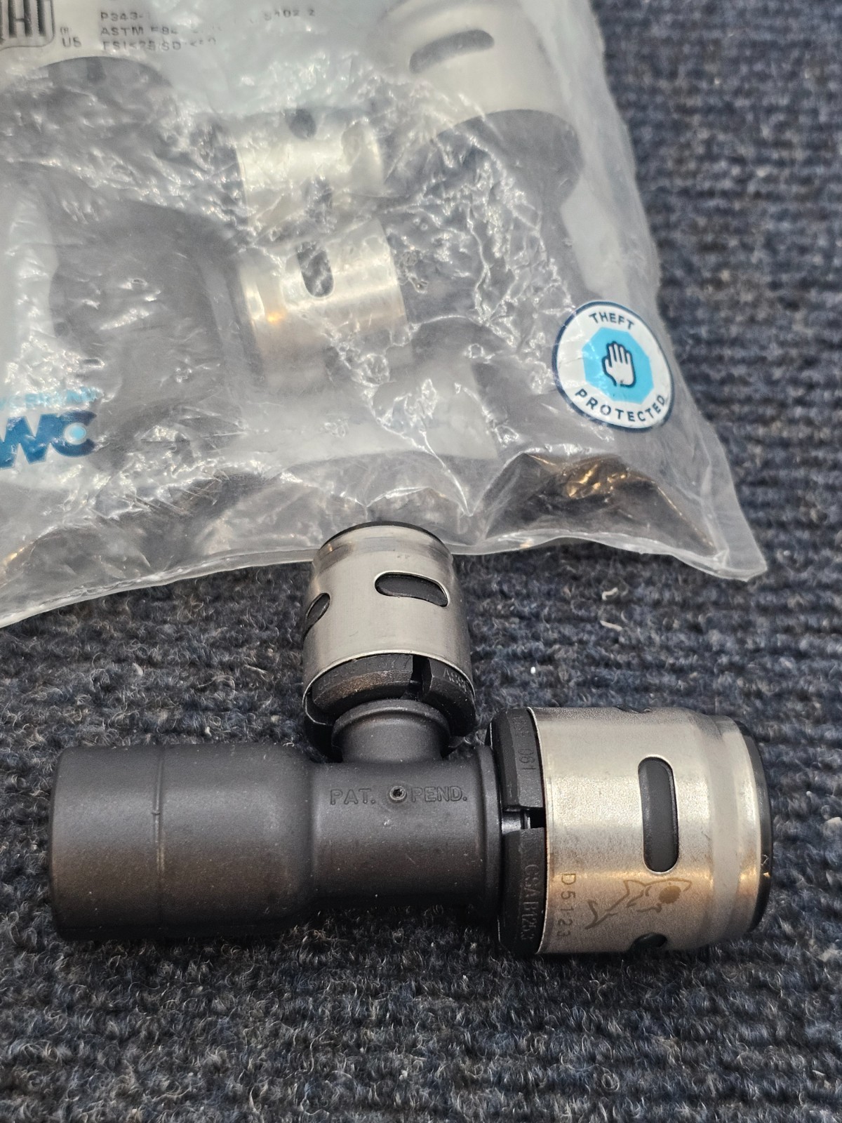 (QTY 3) SHARKBITE EVOPEX K4483WP3: 3/4″ X 3/4″ X 1/2″ STREET TEE
