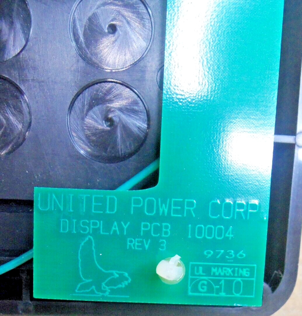 UNITED POWER PCB 10004 REV 3 OPERATOR INTERFACE PANEL MODULE FIRE ALARM AK
