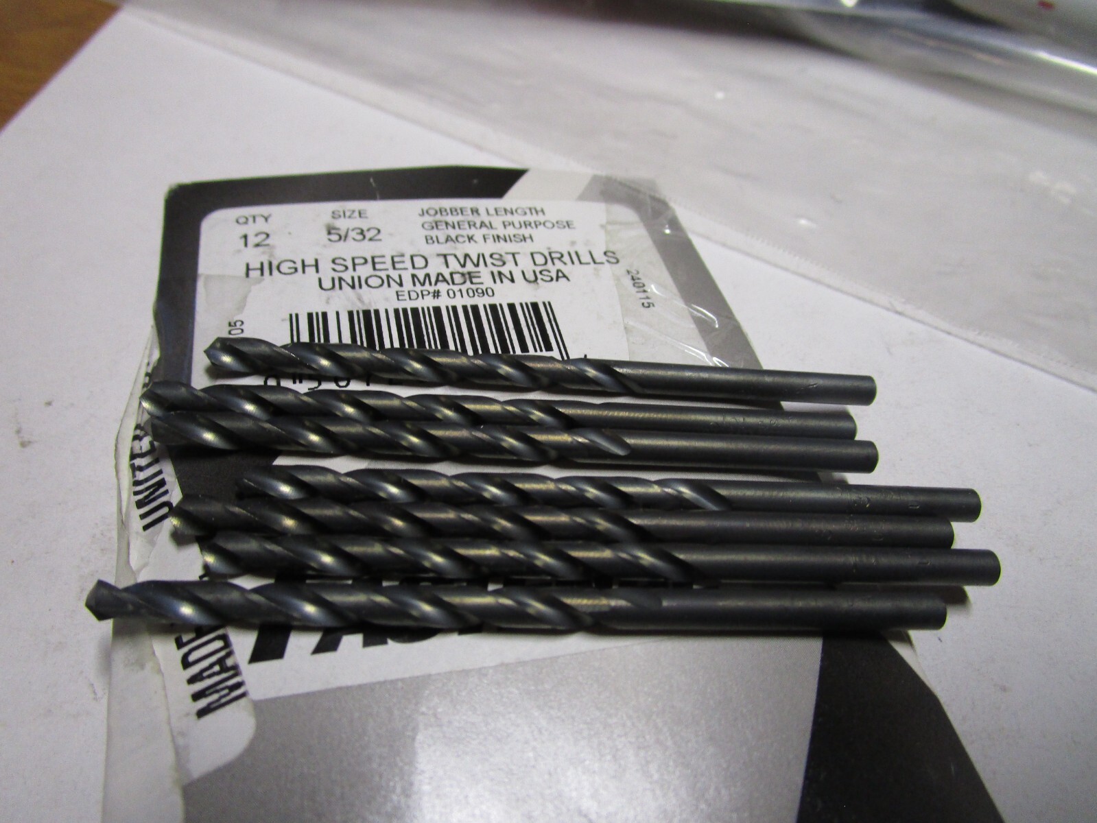 5/32″ HSS 118° Black Oxide Finish Jobber Drill QTY 7