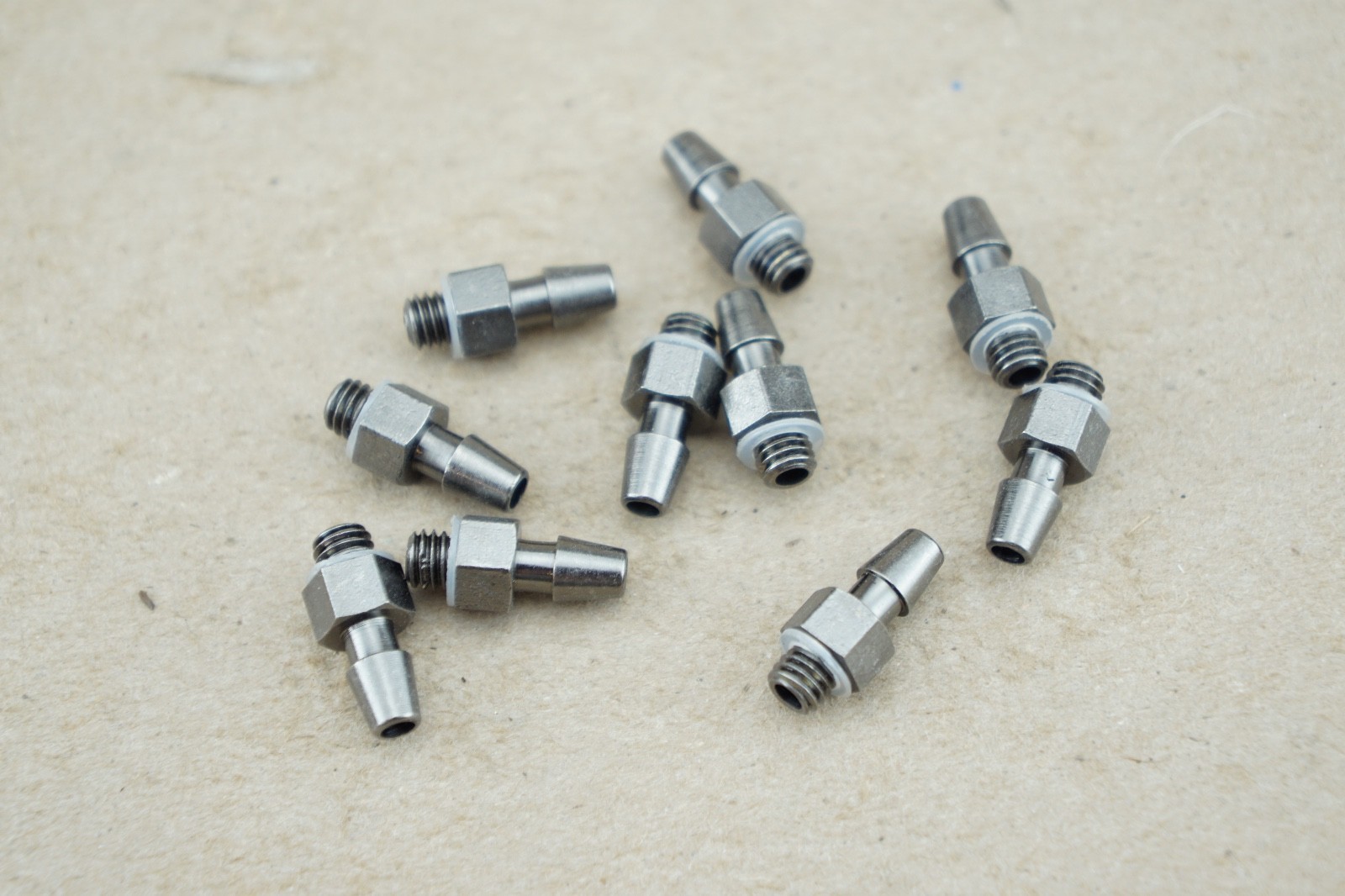 10 Pk Piab Hose Connector M5 D=4 01AC 3107030 Fittings B10-2 B15-2 B15MF D15-2