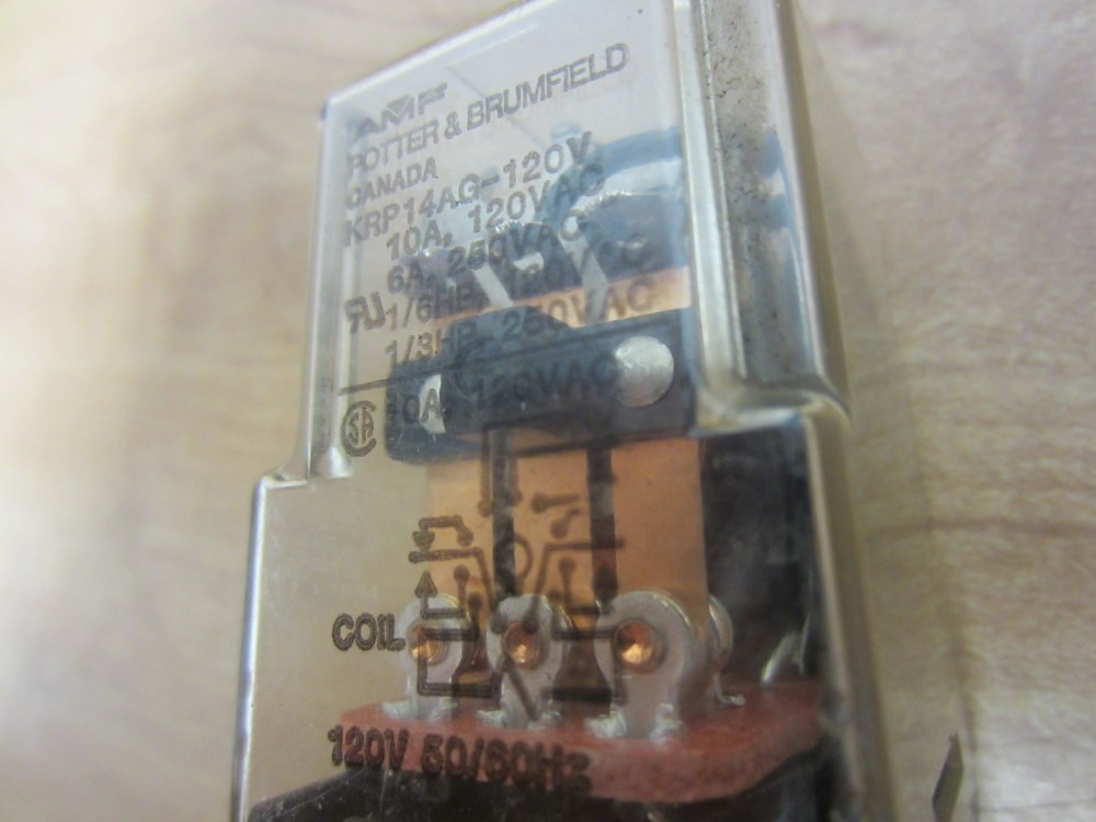 Potter & Brumfield KRP-14AG-120V AC Relay KRP-14AG-120VAC (Pack of 3)