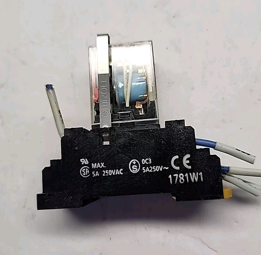 OMRON MY4ZN 24vdc, Base 1781W1 – Free Shipping
