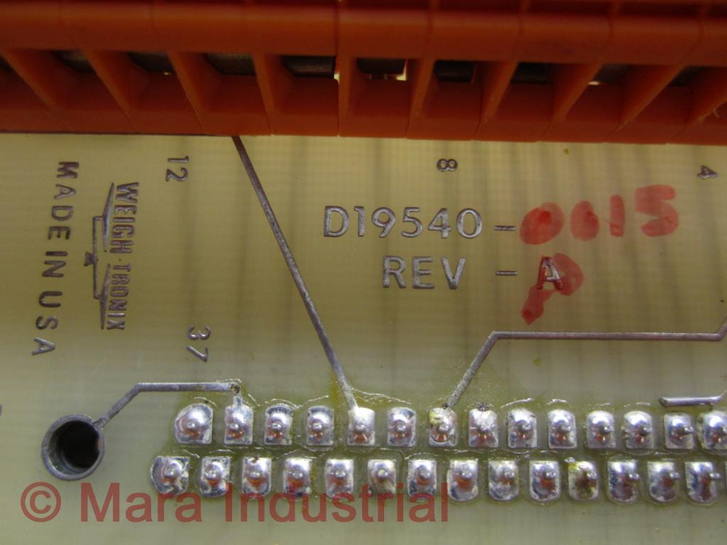 Weigh-Tronix D19540-0015 PC Board
