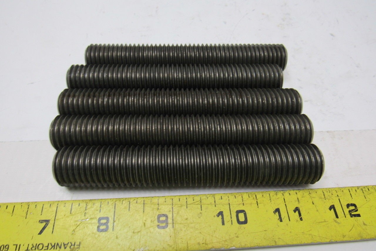 3/4″-10×4-1/2″ (OAL 4-3/4″) A320 L7 Fully Threaded Stud Lot of 5