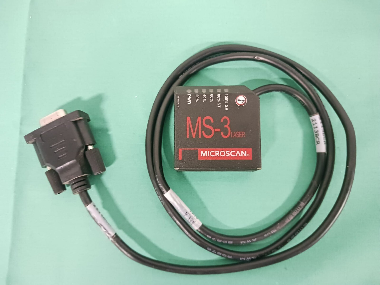 Microscan MS-3 Compact Laser Barcode Scanner FIS-0003-0002G