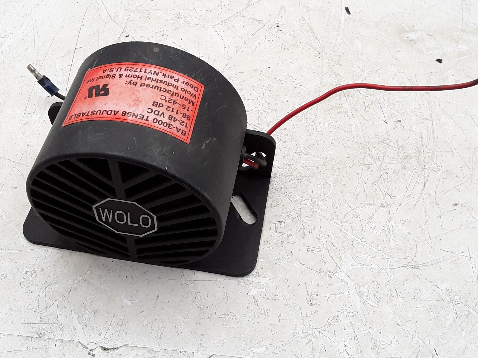 Wolo BA-3000 TEN98 Alarm