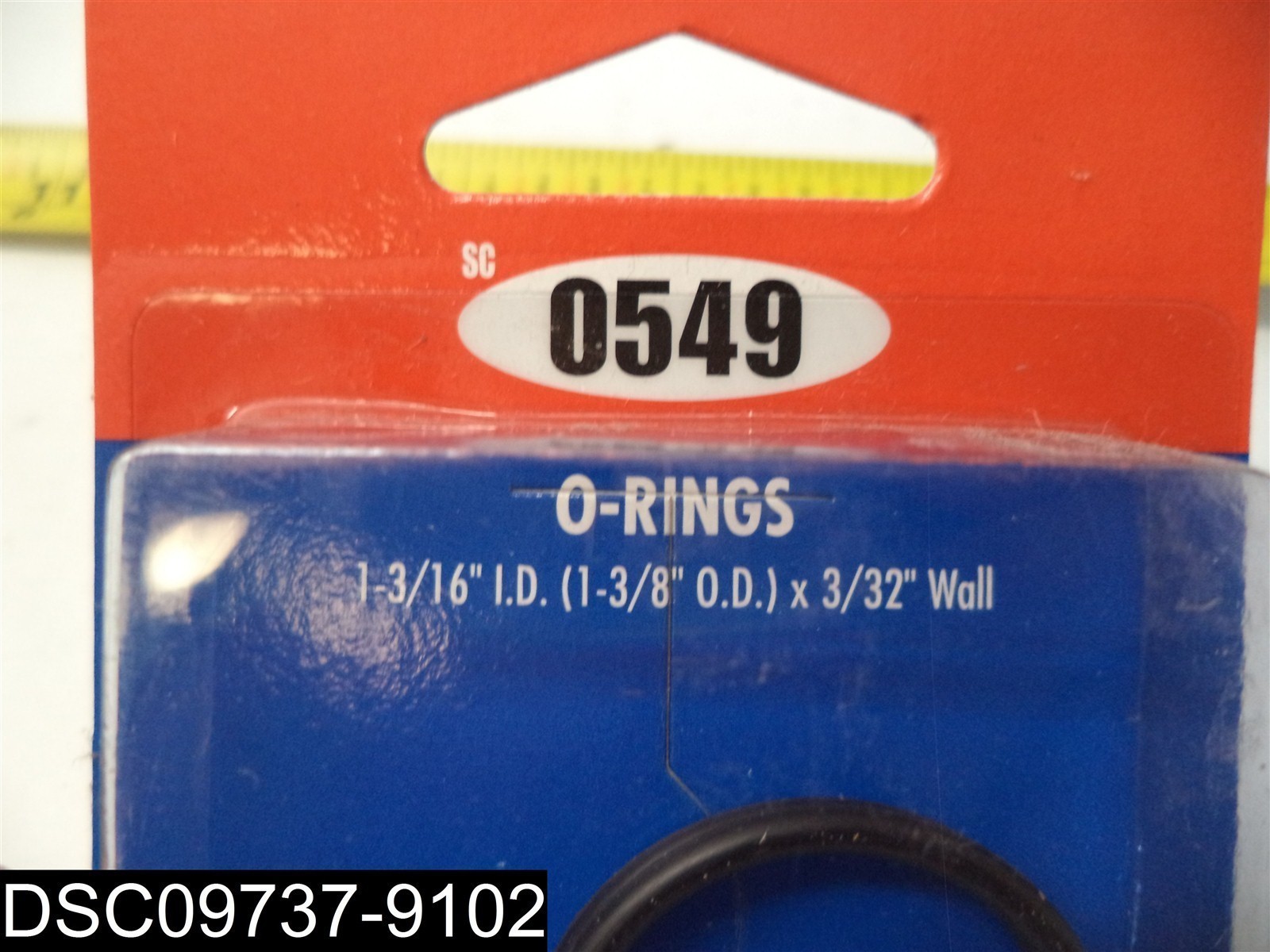 SC0549 O-Rings 1-3/16 X 1-3/8 X 3/32″ Wall