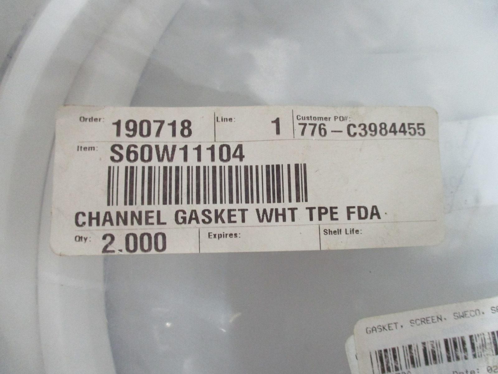Sweco S60W11104 Channel Gasket (Pack of 2)