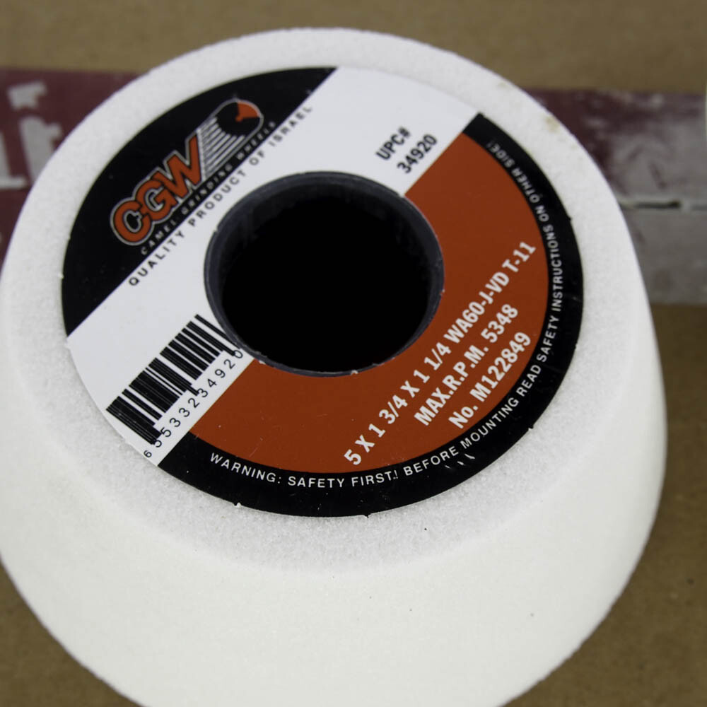CGW Abrasives 34920 5″ x 1-3/4″ 60 Grit Grinding Wheel (10 Pcs) –