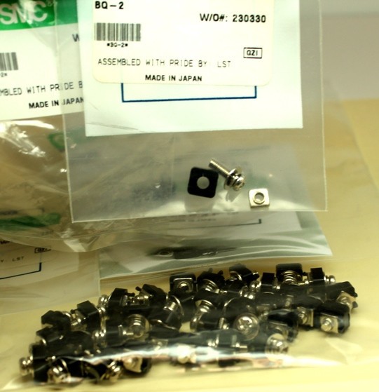 39 Unused SMC Pneumatics #BQ-2 Sensor Switch Mtg. Hardware. Reseller Item.??