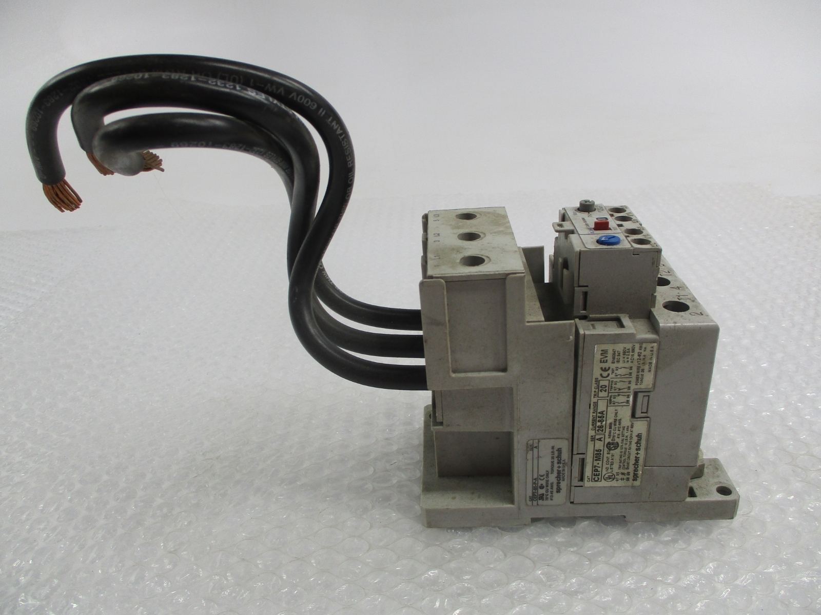 SPRECHER+SCHUH CEP7-385 SER.A 26-85A RELAY UNMP