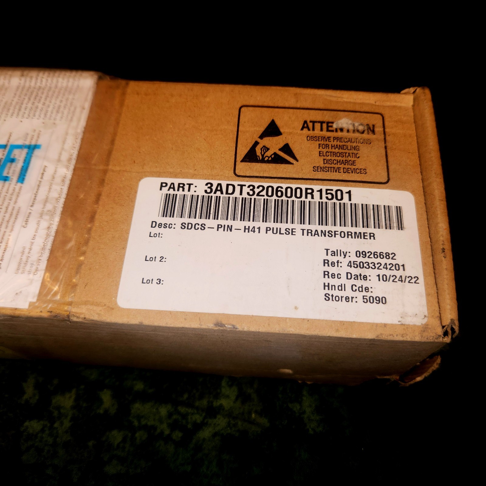 ABB 3ADT320600R1501 Pulse Transformer (45600-H2)