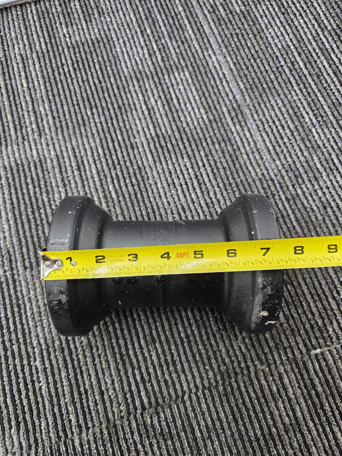 Bottom Track Roller 7-1/4 Inches x 5 Inches Black