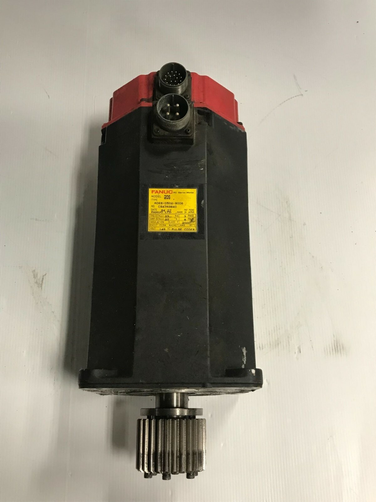 Fanuc #A06B-0502-B006 AC Servo Motor