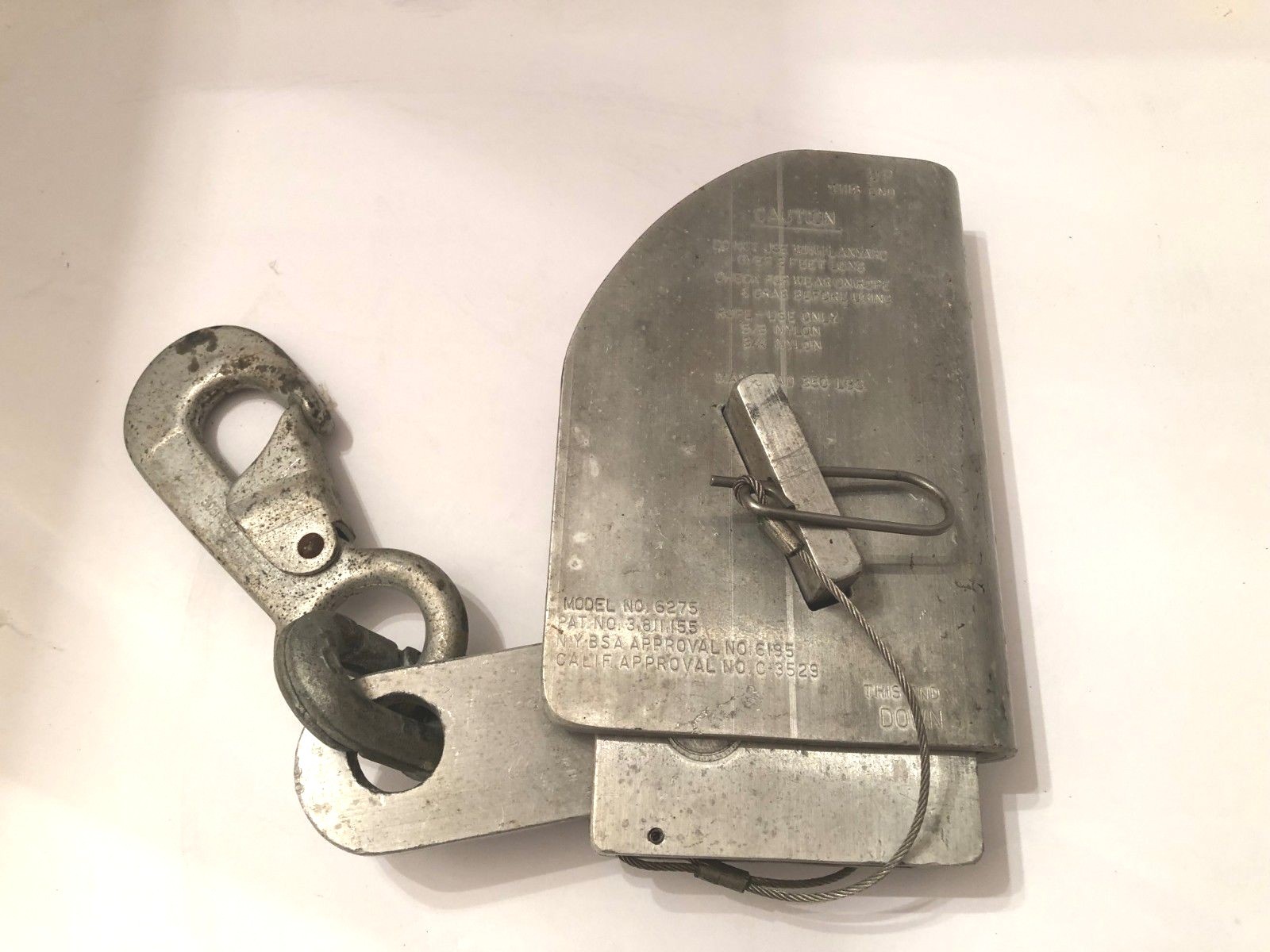 NICE Atlas Safety Equipment 6275 Kwik Stop Rope Grab *FREE SHIPPING*