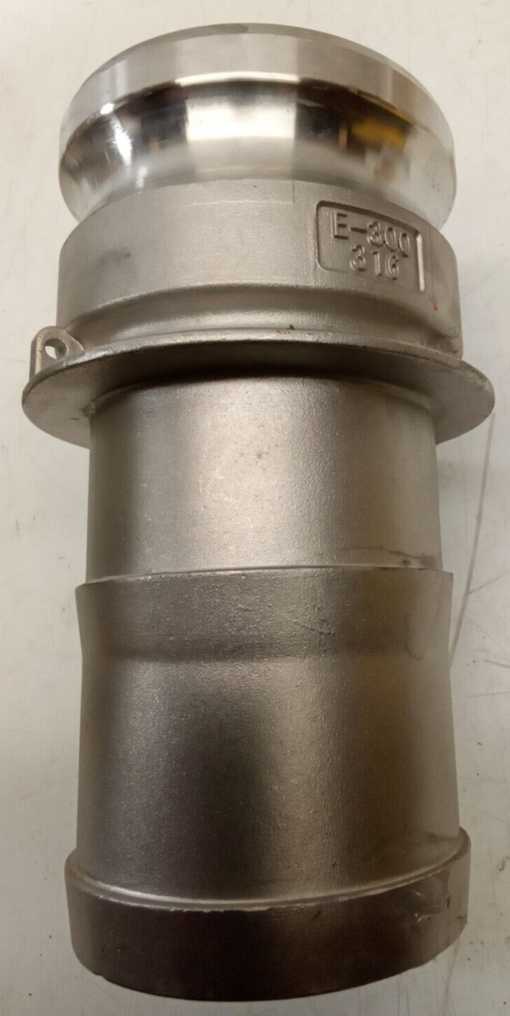 Dixon Shank E-300 316 Shank Adapter 3 X 3″ OD Hose Adapt.