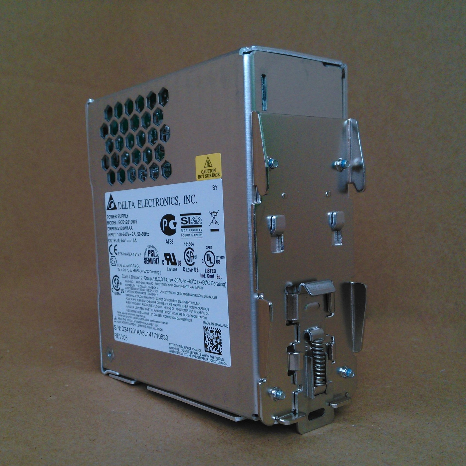 1pcs Delta DRP024V120W1AA Rail Switching Power Supply