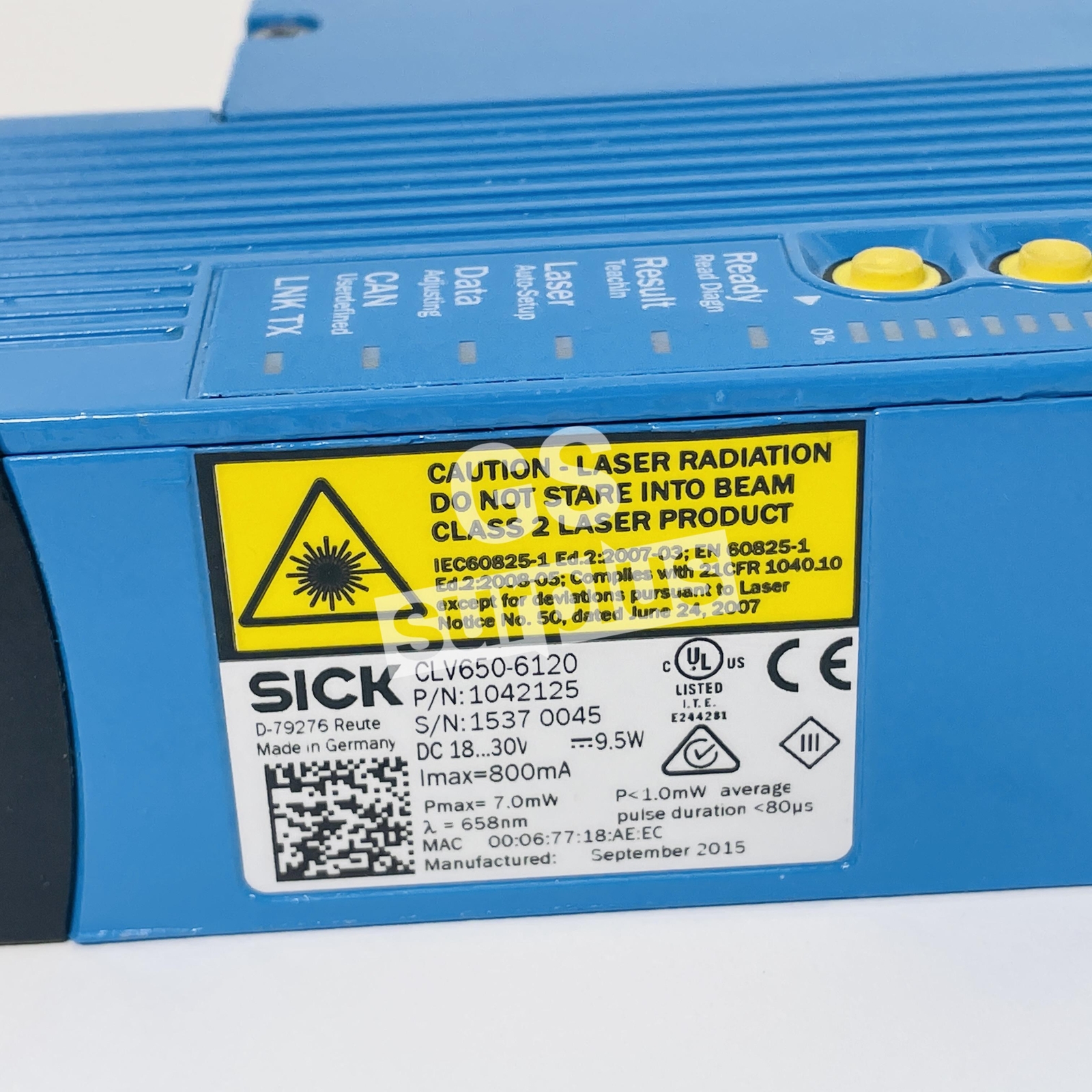 SICK CLV650-6120 BARCODE SCANNER (NEW NO BOX SURPLUS)